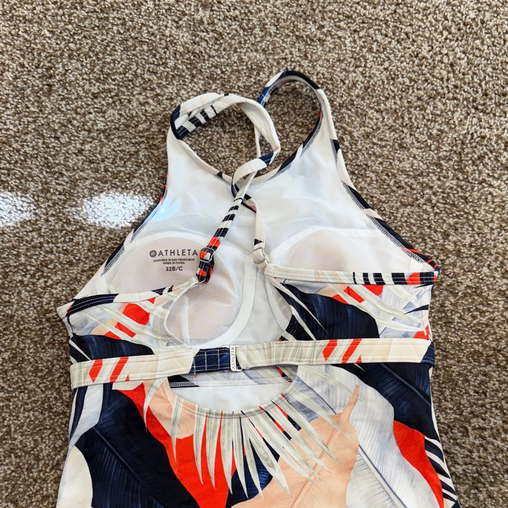 Athleta Tropical Print Halter Bikini Set - Picture 5 of 8